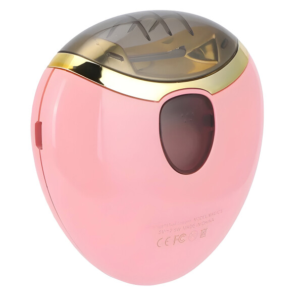 Corta Uñas Eléctrico Portátil USB C/ Función Lima Recargable Color Rosa