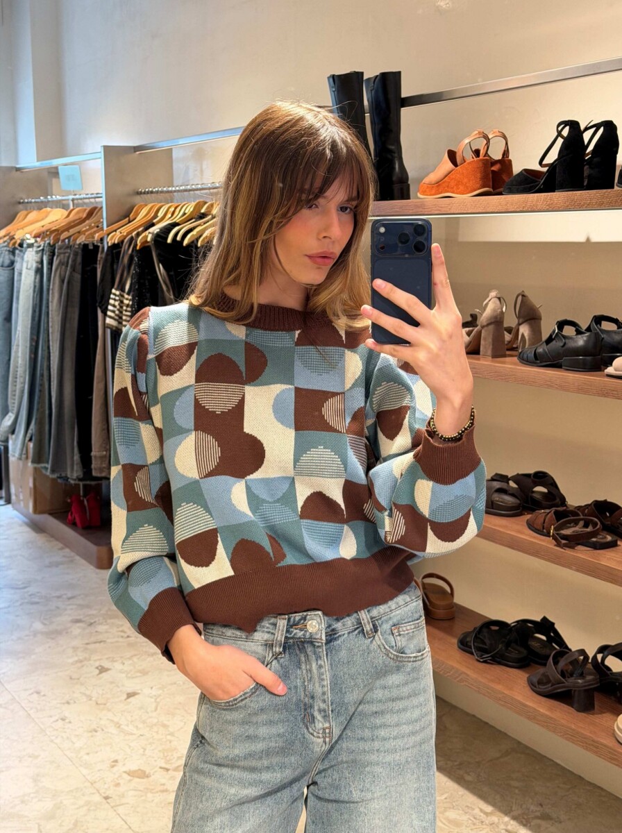 Sweater Circle - Marron 