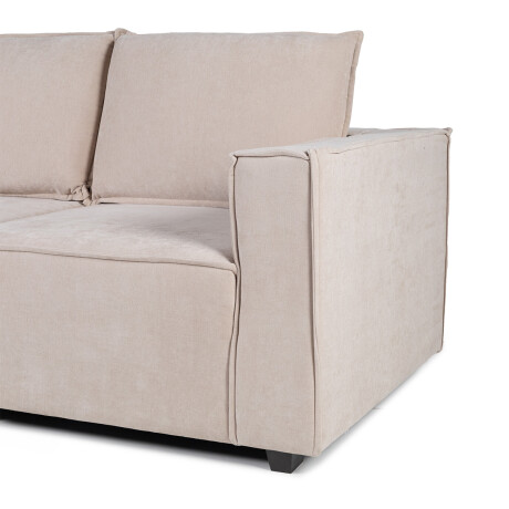 Sofá Urban - Tela Microfibra - 2 cuerpos 12072 (Beige)