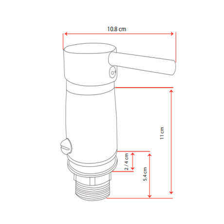 GRIFERIA DE BIDET CROMO AQA 000