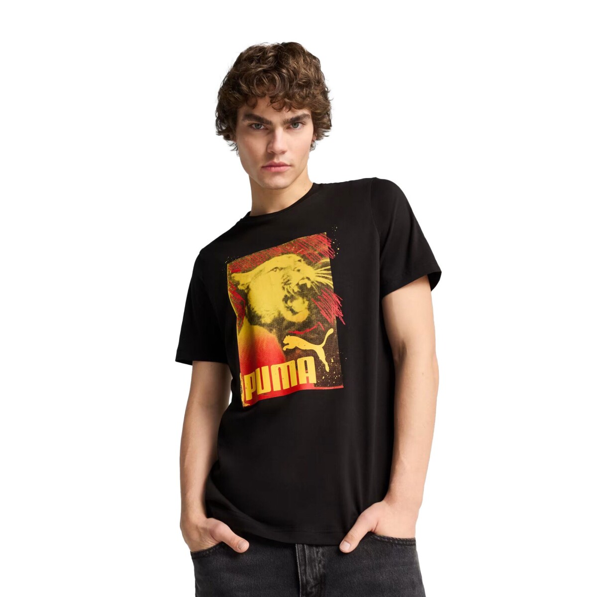 Remera de Hombre Puma Graph Photoprint - Negro 