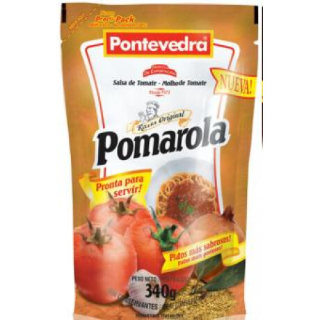 SALSA TOMATE POMAROLA DOY PACK PONTEVEDRA 340 GR SALSA TOMATE POMAROLA DOY PACK PONTEVEDRA 340 GR