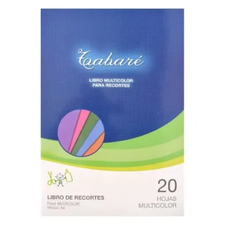 Libro Multicolor para Recortes Tabare A4 20 Hojas Libro Multicolor para Recortes Tabare A4 20 Hojas