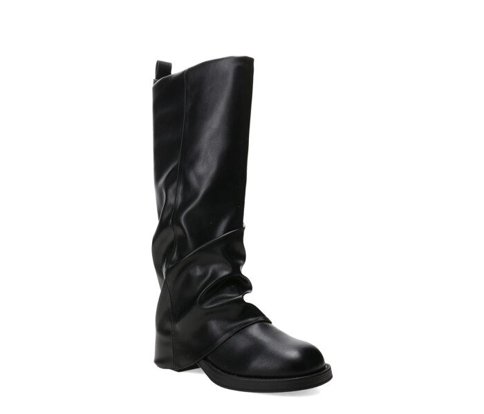 Bota de Mujer Miss Carol Wrinkle Negro