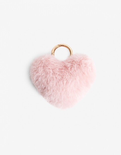 Llavero Cozy Llavero Y Bag Charm Corazón - Combinacion Bicolor