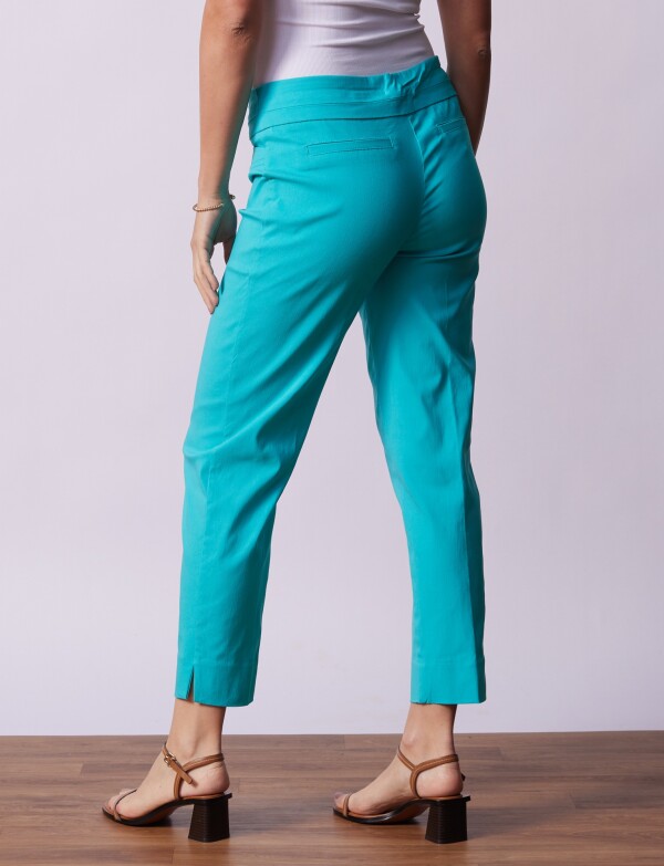 Pantalon Pull On TURQUESA