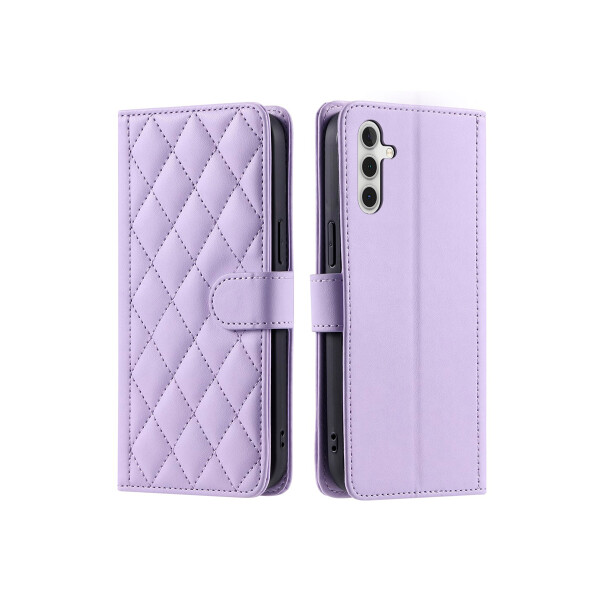 Flip cover para Samsung Galaxy A55 diseño rombos púrpura Flip Cover Para Samsung Galaxy A55 Diseño Rombos Púrpura