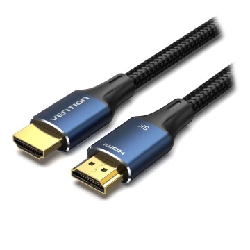 Cable Hdmi 2.1 8K 60Hz 2 M Mallado 120Hz Hdr Vention Cable Hdmi 2.1 8K 60Hz 2 M Mallado 120Hz Hdr Vention