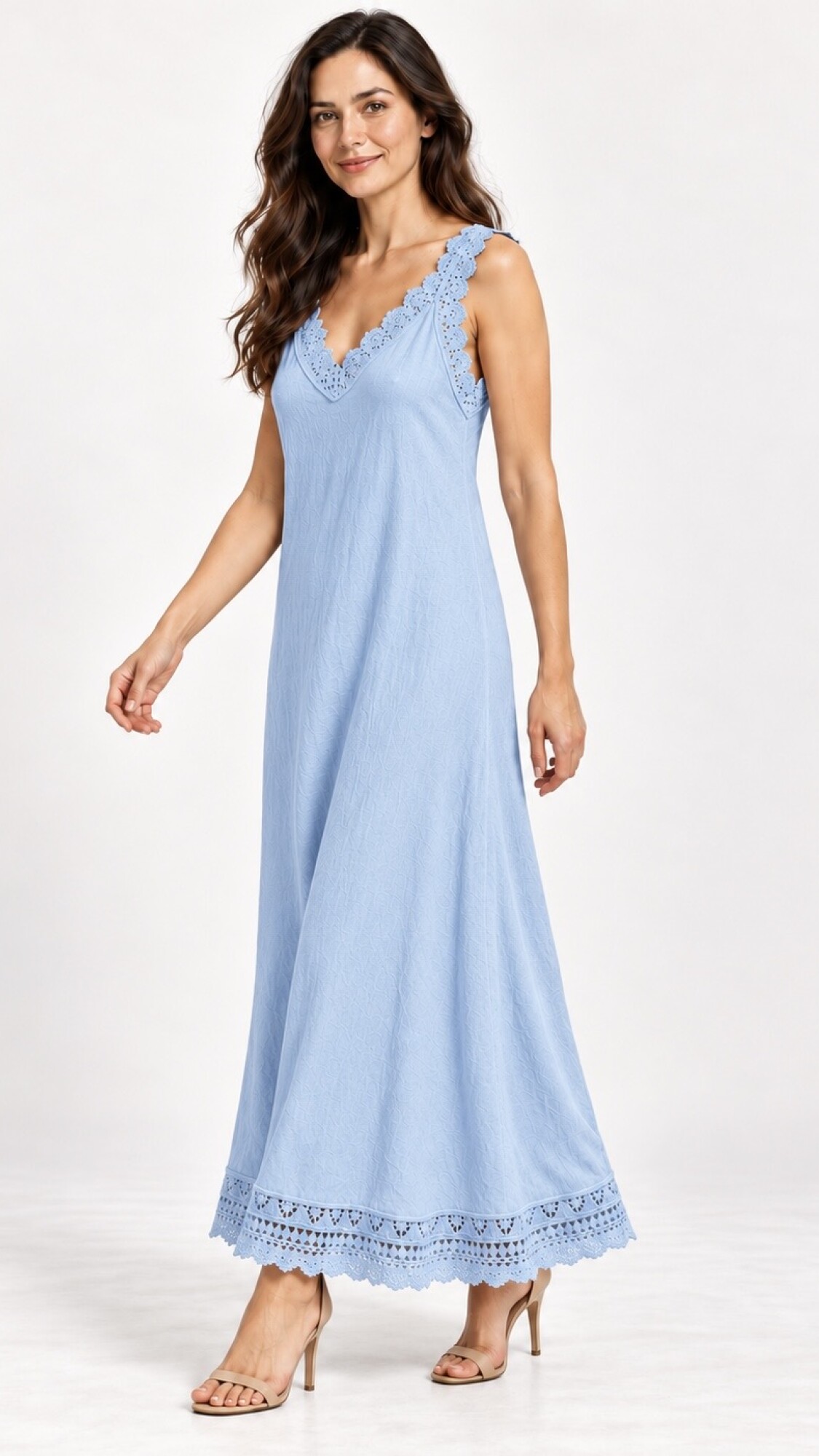 VESTIDO MALI CELESTE