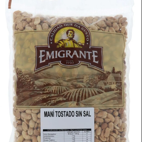 MANI PELADO TOST S/SAL 1K EL EMIGRANTE MANI PELADO TOST S/SAL 1K EL EMIGRANTE