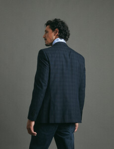 110631 SACO HARRINGTON LABEL Azul Oscuro