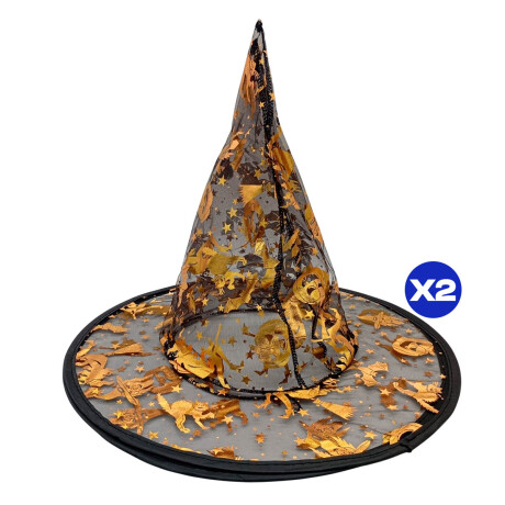 Set X12 Halloween Super Completo Fantasma Sombrero Set X12 Halloween Super Completo Fantasma Sombrero