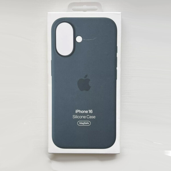 Funda De Silicona Apple Con Magsafe Para Iphone 16 AZUL