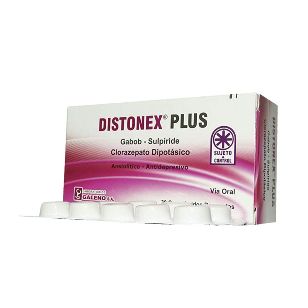 DISTONEX PLUS CJ X 30 COMPRIMIDOS única