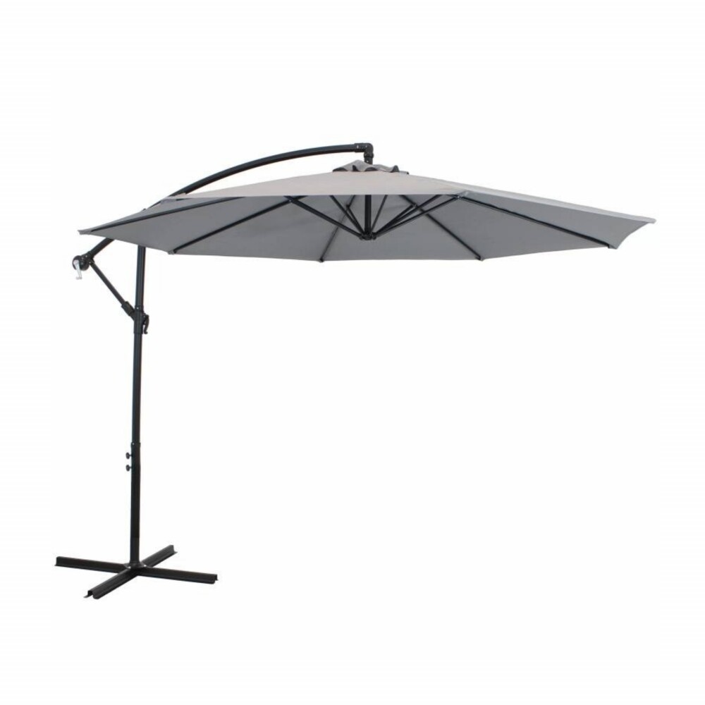 Sombrilla de Jardín 3.0m Gris
