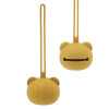 NGUHOLDER Porta Chupete De Silicona Con Forma De Oso - Mostaza
