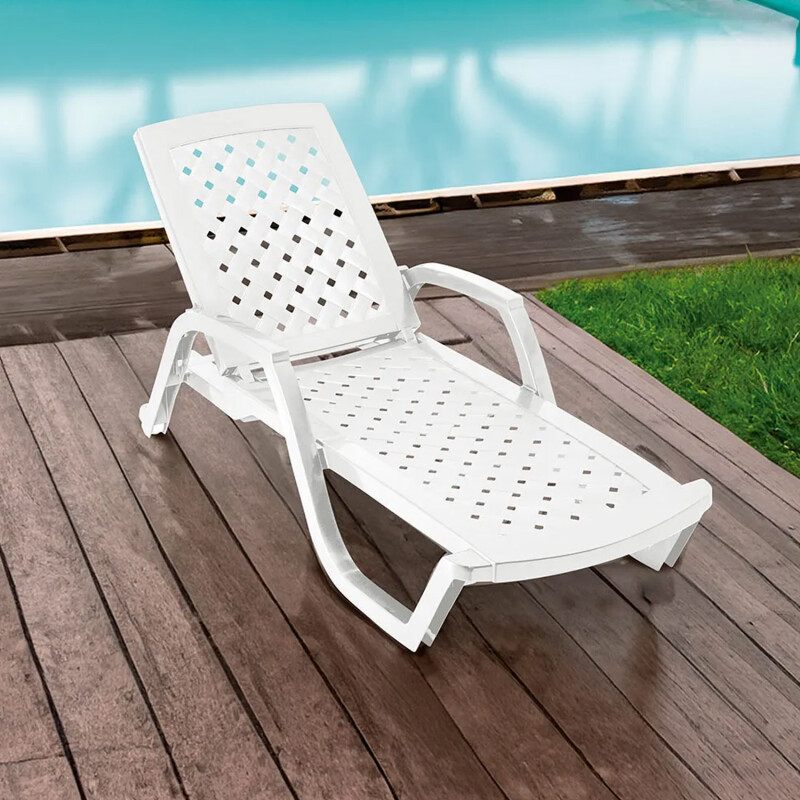 Silla Reposera Tipo Cama Asoleadora Rimax Arrecife Silla Reposera Tipo Cama Asoleadora Rimax Arrecife
