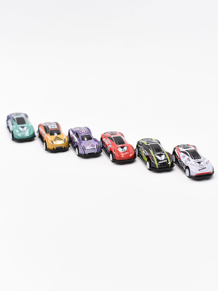 AUTOS SURTIDOS x 6 MULTICOLOR