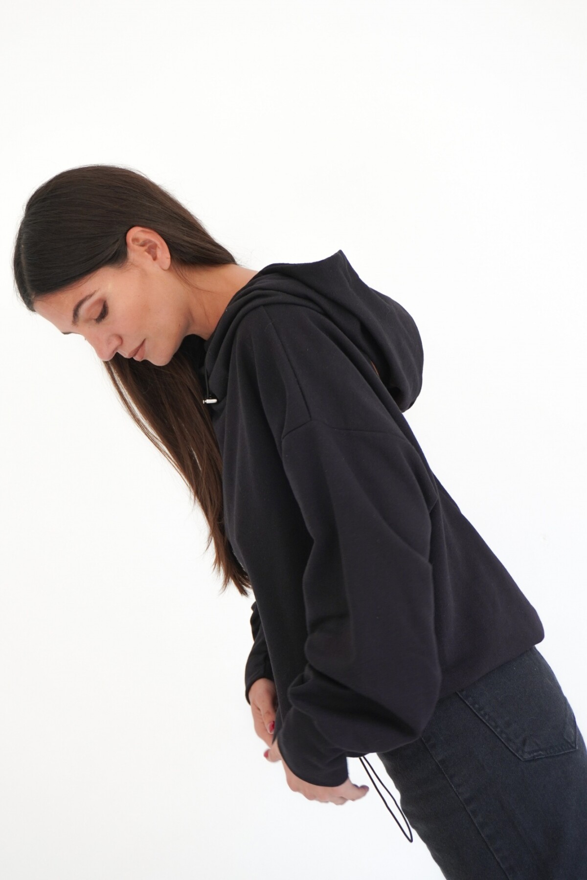 Sweater Backless Negro