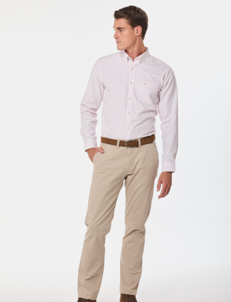 PANTALÓN SKINNY CON SPANDEX Beige