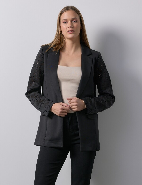 Blazer Manga Calada NEGRO