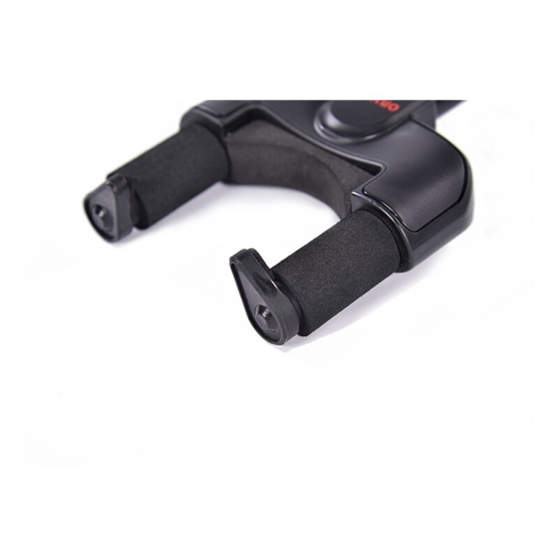 Soporte De Pared C/tranca Para Guitarra Bajo Premium Ukelele Negro