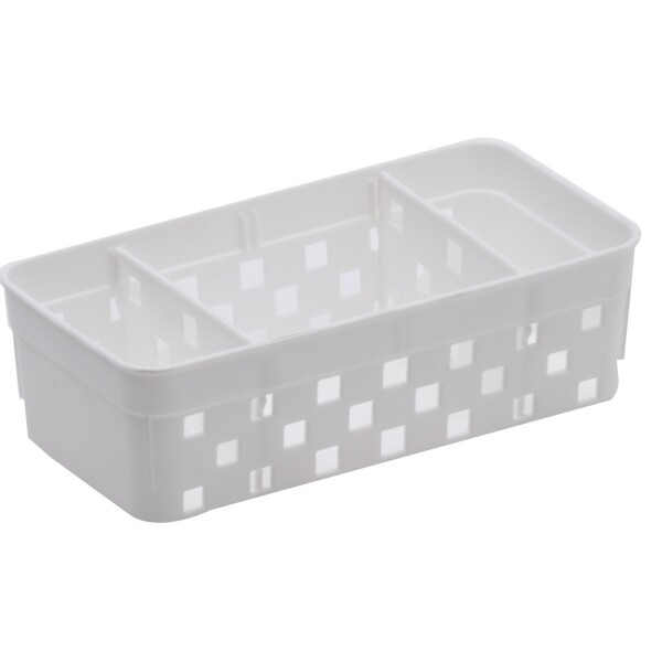 ORGANIZADOR CON DIVISORIAS QUADRATTA BLANCO 16X8X5CMS ORGANIZADOR CON DIVISORIAS QUADRATTA BLANCO 16X8X5CMS