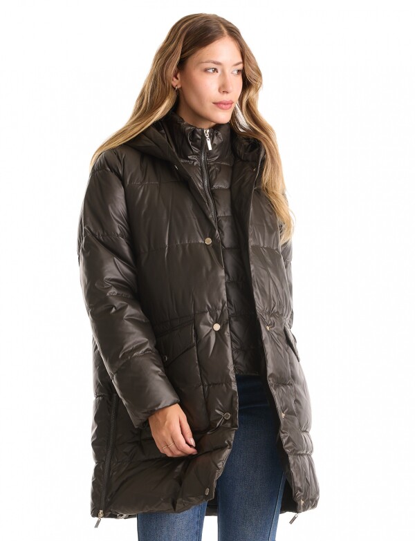 Campera Con Pechera Interna NEGRO