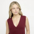 VMGOLD SL V-NECK VEST Syrah