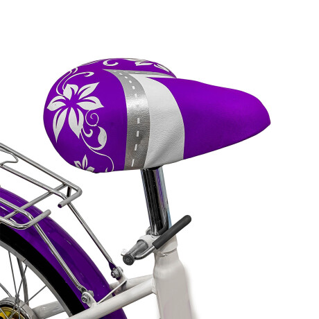 Bicicleta Plegable Paseo Rod 20 Dama Niña Accesorios Violeta