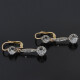 Caravanas oro 18k brillantes y diamantes Caravanas oro 18k brillantes y diamantes