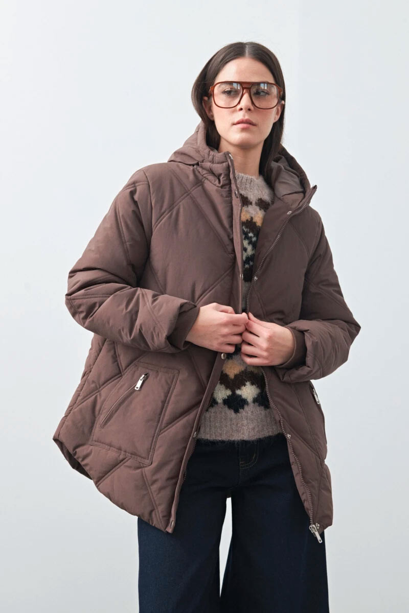 CAMPERA ALLIE FLORIANA Marron