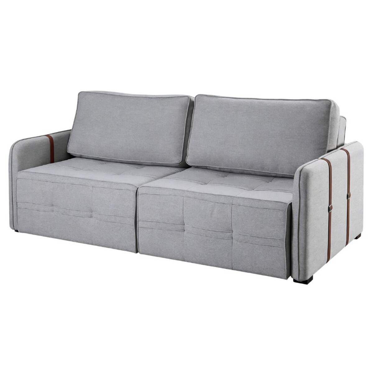 Sofá Cama 2401 Reclinable | Eucalipto Certificado CARB | Resortes Bonnell + Espuma D28 - 2.30 