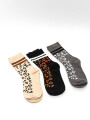 Medias Crew Rombos, Pack X 3 Color Unico