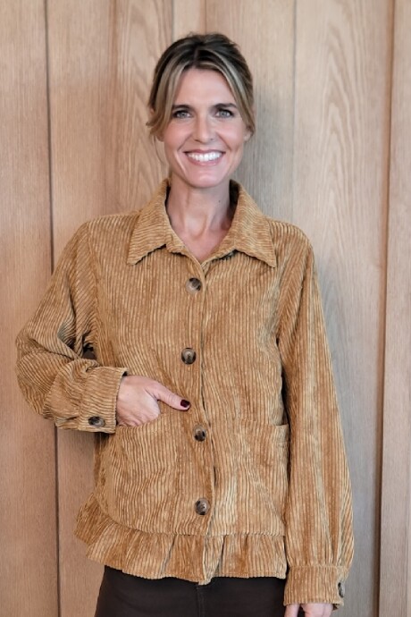 Sobrecamisa Rufina Pana Camel