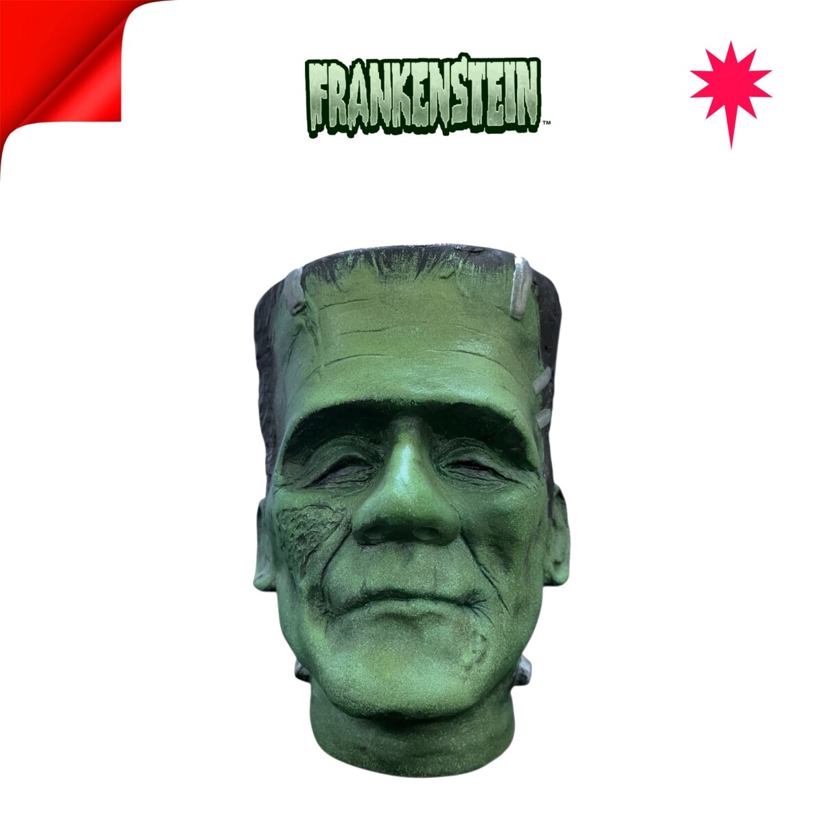 TAZA CERÁMICA FRANKENSTEIN VERDE 