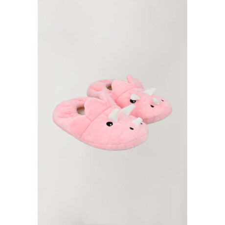 Pantufla dinosaurio Rosado