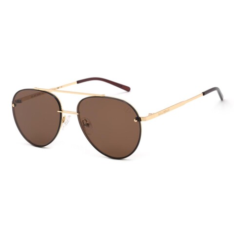 Lentes De Sol Chilli Beans Aviador - Unisex Marrón/Dorado