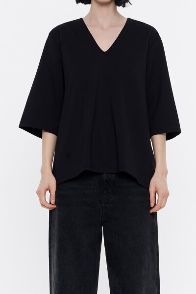 CAMISETA MUJER Negro