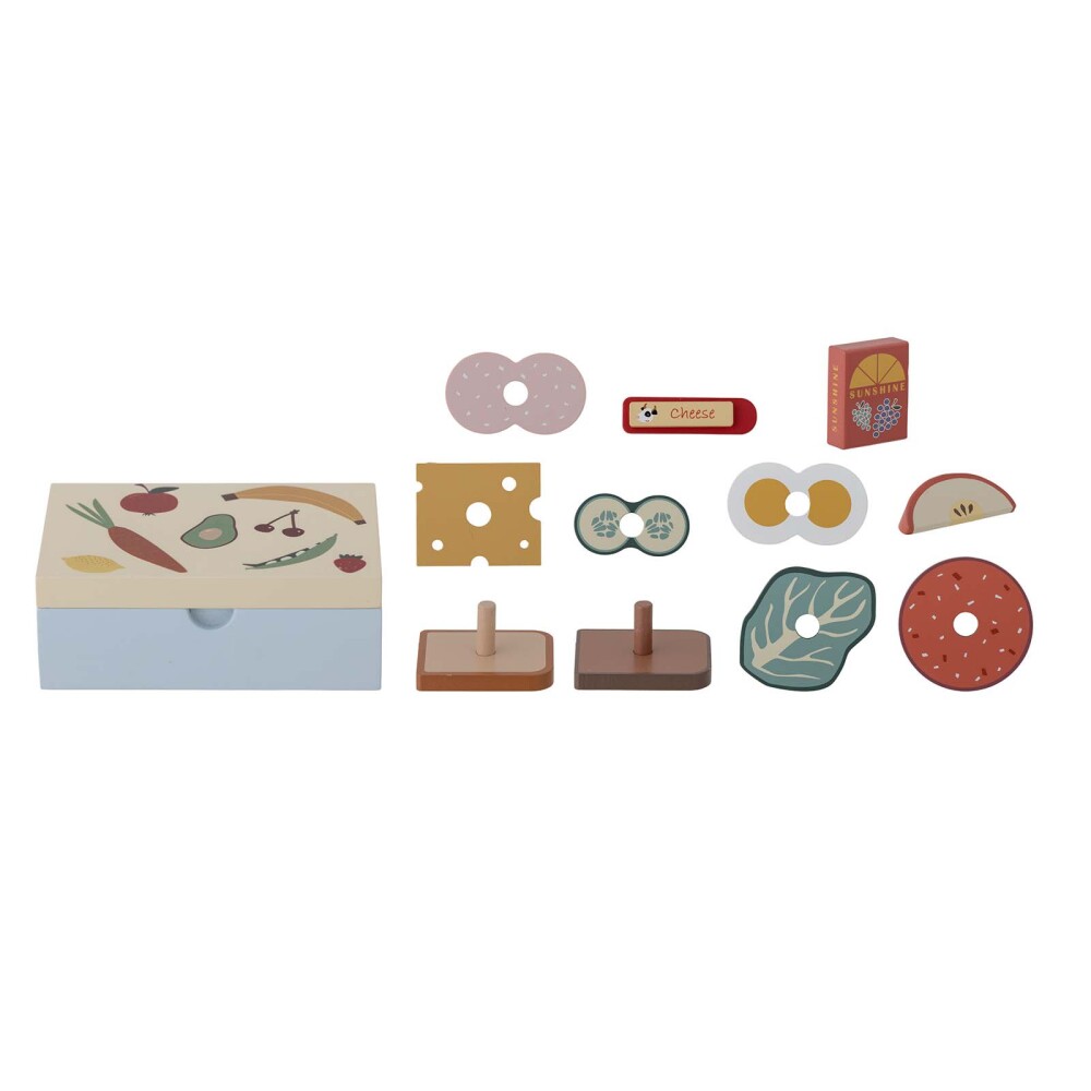 SET LUNCHBOX MDF NATURAL-BEIGE THYRA KIDS