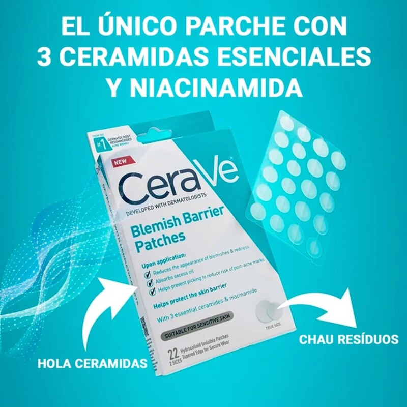 Parches Anti Imperfecciones Cerave Acne 22 Uds. Parches Anti Imperfecciones Cerave Acne 22 Uds.