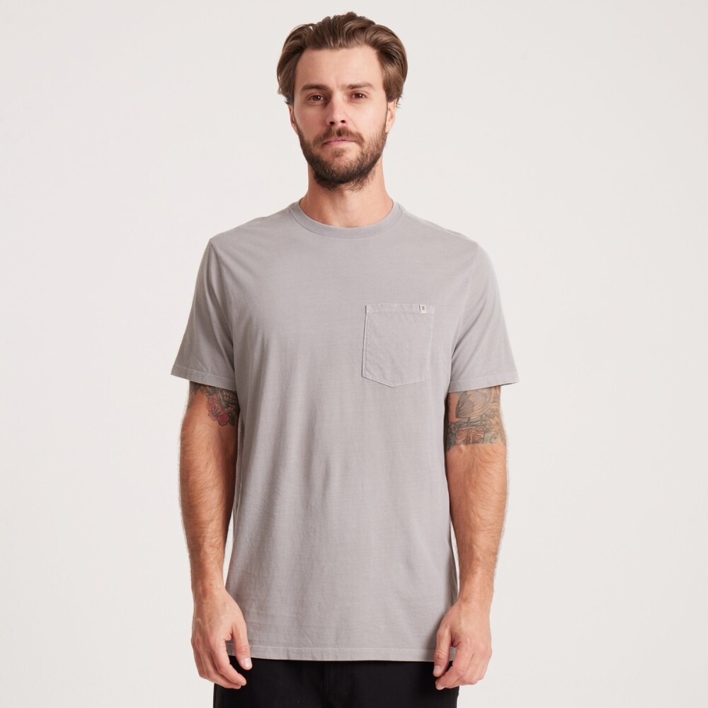 Polo Roark Made To Fade Tee Hombre WASHED GREY