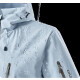 Campera Tácticas Impermeables Resistente Poliéster Unisex Gris Claro