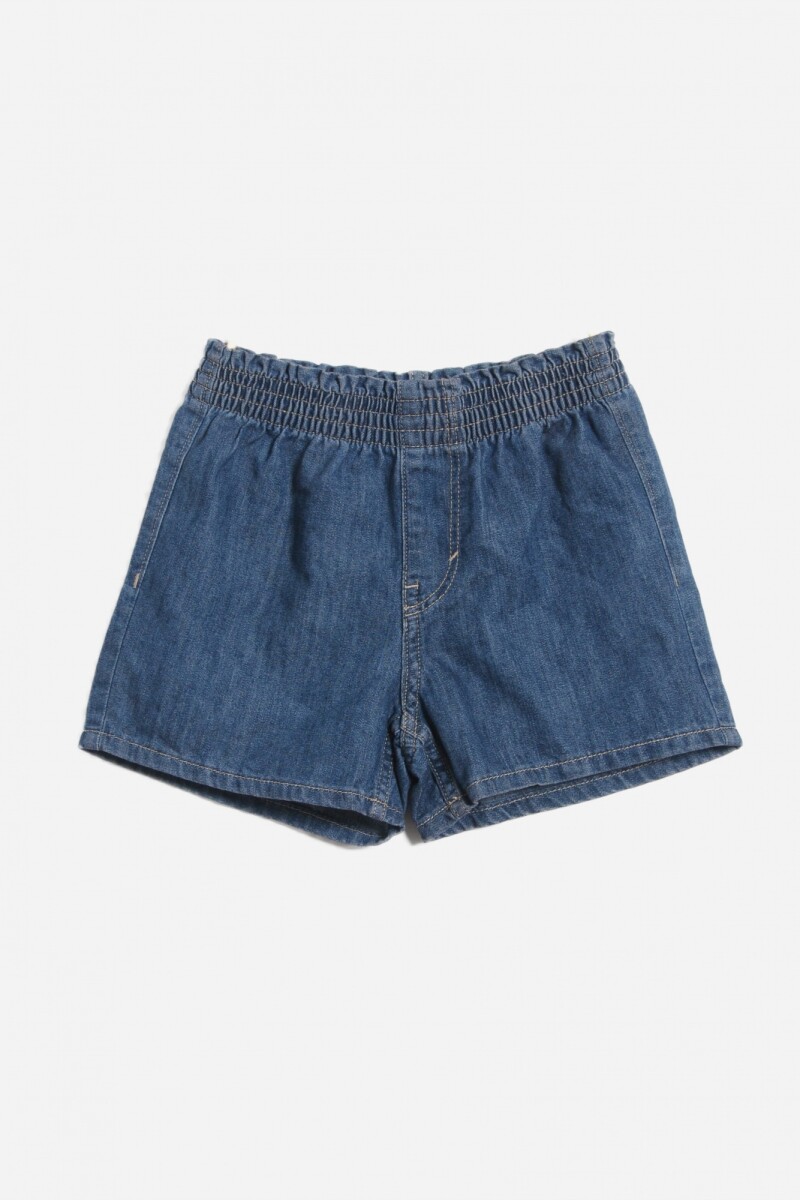 Short en lyocell con cintura elástica JEAN OSCURO