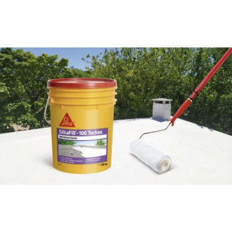 Membrana Líquida Sikafill -100 Techos 20kg Blanco Membrana Líquida Sikafill -100 Techos 20kg Blanco
