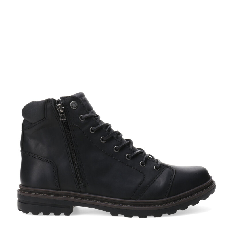 Botas de Mujer Freeway Avril Casual Negro (Cuero Graso)