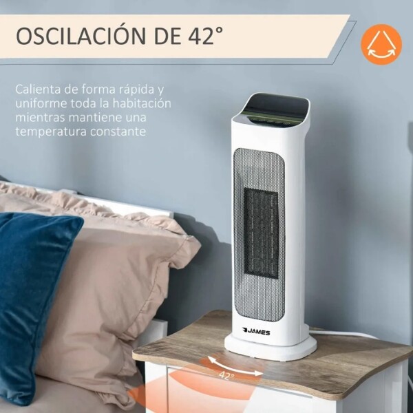 Caloventilador James 2000w Ptc Cvtt 5951 CALOVENTILADOR JAMES 2000W PTC CVTT 5951