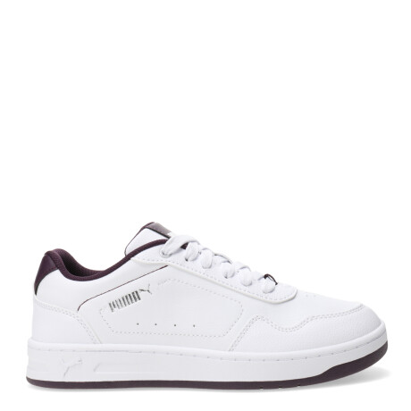 Championes de Mujer Puma Court Classic Blanco - Violeta - Plateado