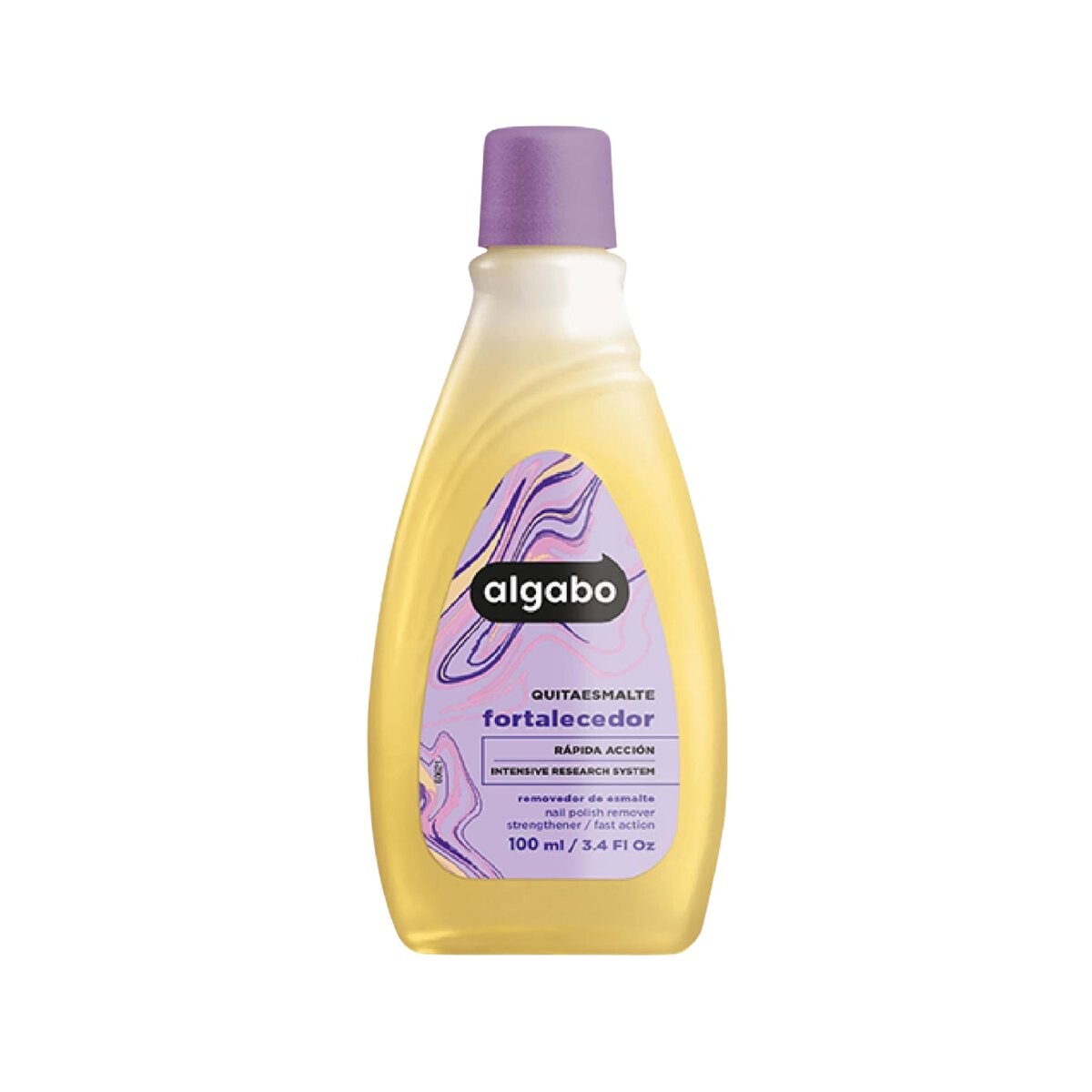 QUITAESMALTE FORTALECEDOR ALGABO 200 ML 