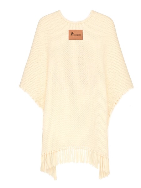 Ruana de Lana Merino Gruesa